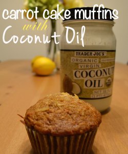 Carro Cake Muffins w. Coconut Oil